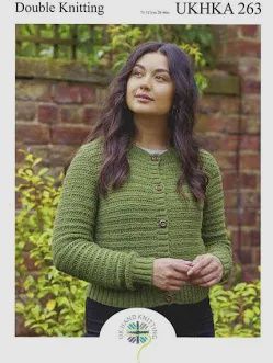UKHKA Pattern - DK Cardigan 263