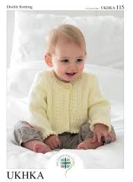 UKHKA Pattern - 115 8ply Baby Cardi