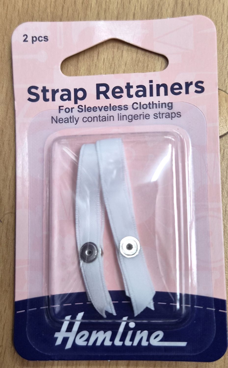 Hemline Strap Retainer White