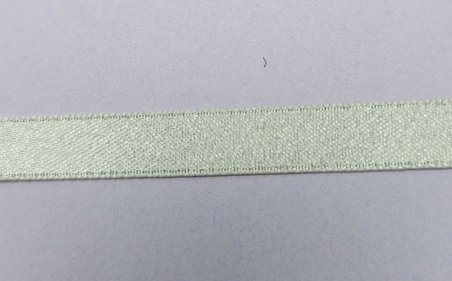 Silver Purl Satin Ribbon 9mm Width, Price per metre