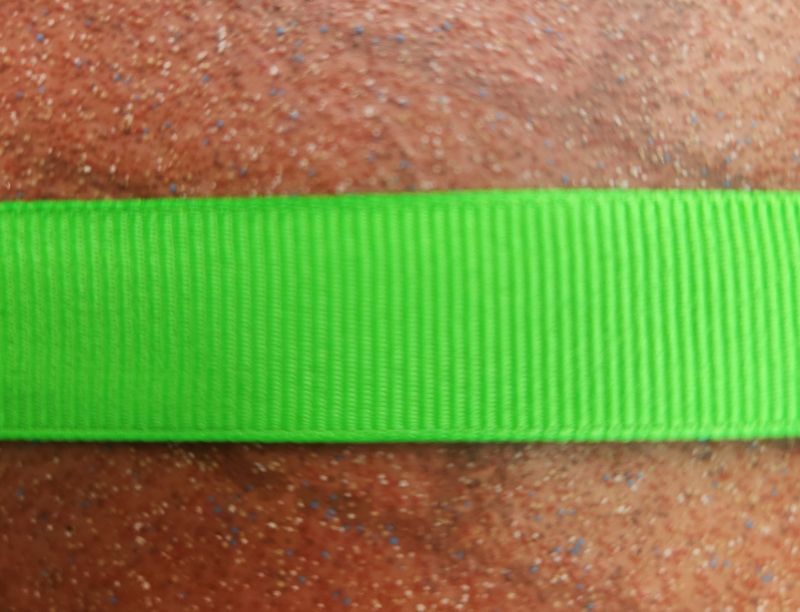 Apple Grosgrain Ribbon 15mm Width, Price per metre