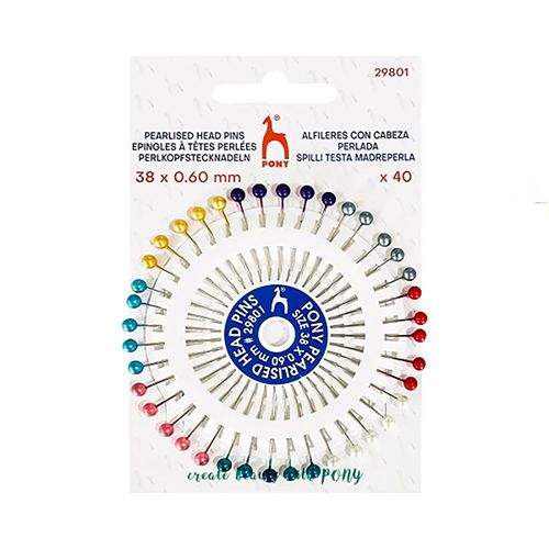 Pony Pearlised Pins Multi Colour