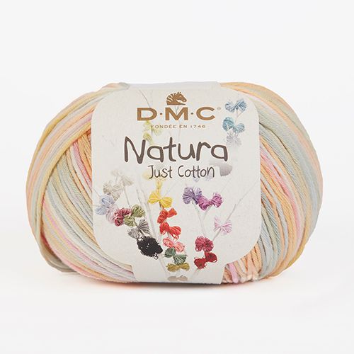 DMC Natura Just Cotton 4ply 50g Colour M931 Rainbow