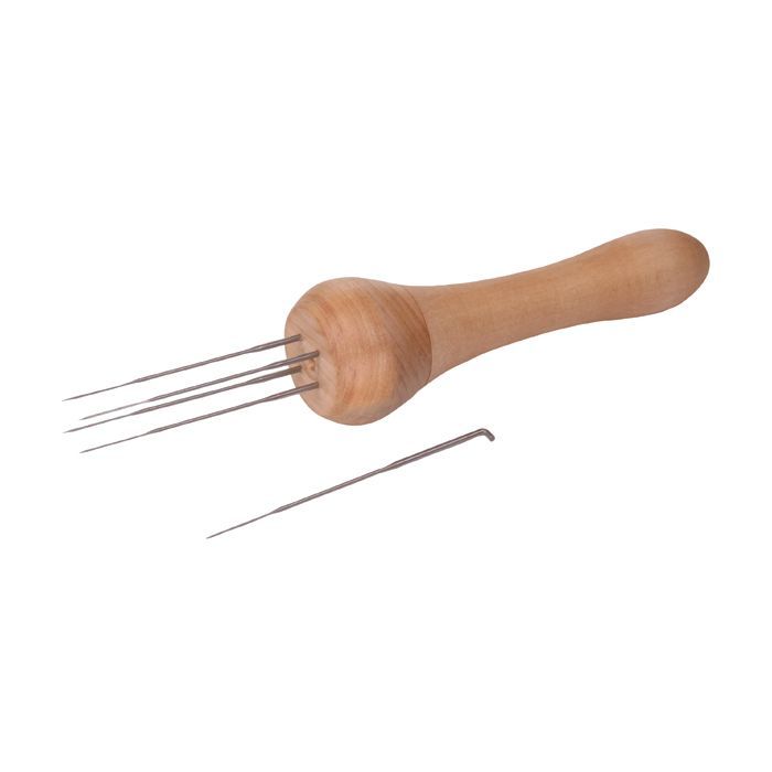 Ashford Felting Needle Punch includes 5 needles