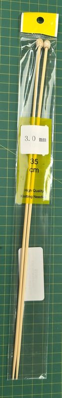 Single Point Needles Bamboo 3.00mm 35cm