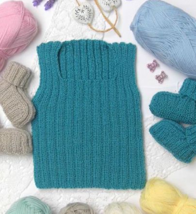 CW Pattern 4ply Rib Singlet P283