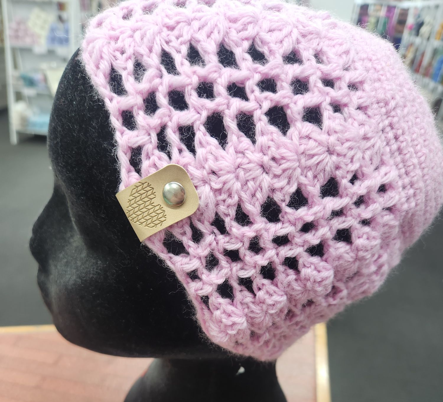 Crocheted Beanie Pink