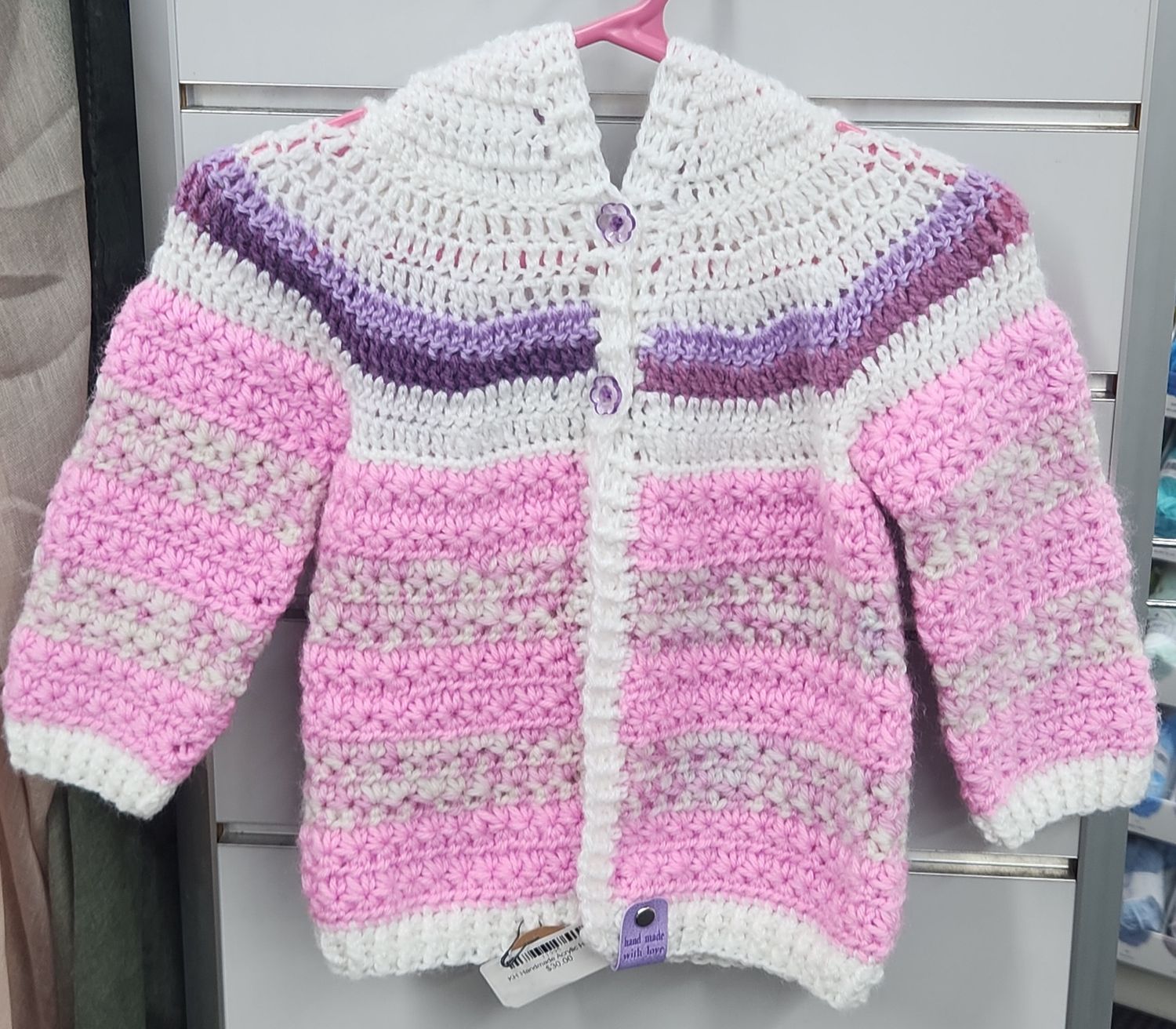 Acrylic Hoodie Crochet Approx Size 1-2
