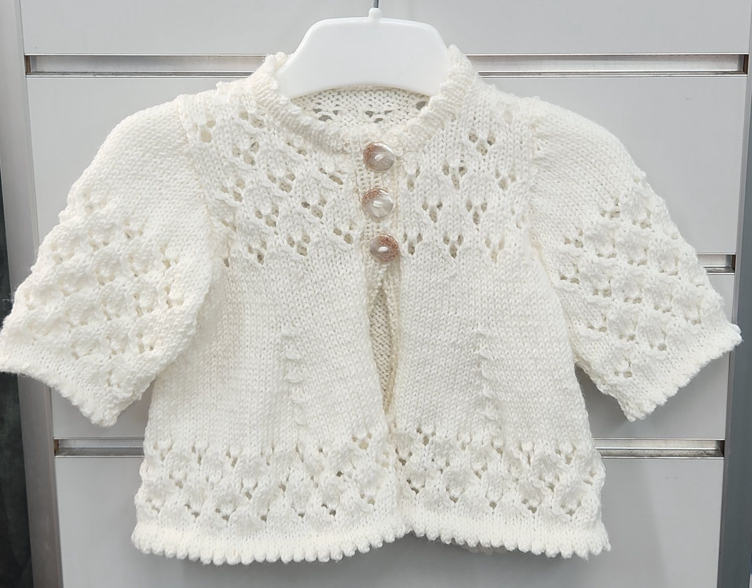 Cardigan - 100% Baby Merino 0-3 months