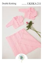 UKHKA Pattern - 211 Blanket &amp; Cardigan