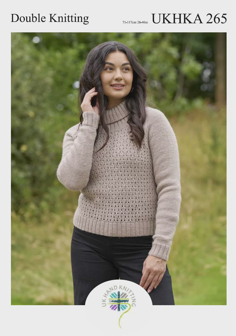 UKHKA Pattern - DK Lace Polo Neck 265