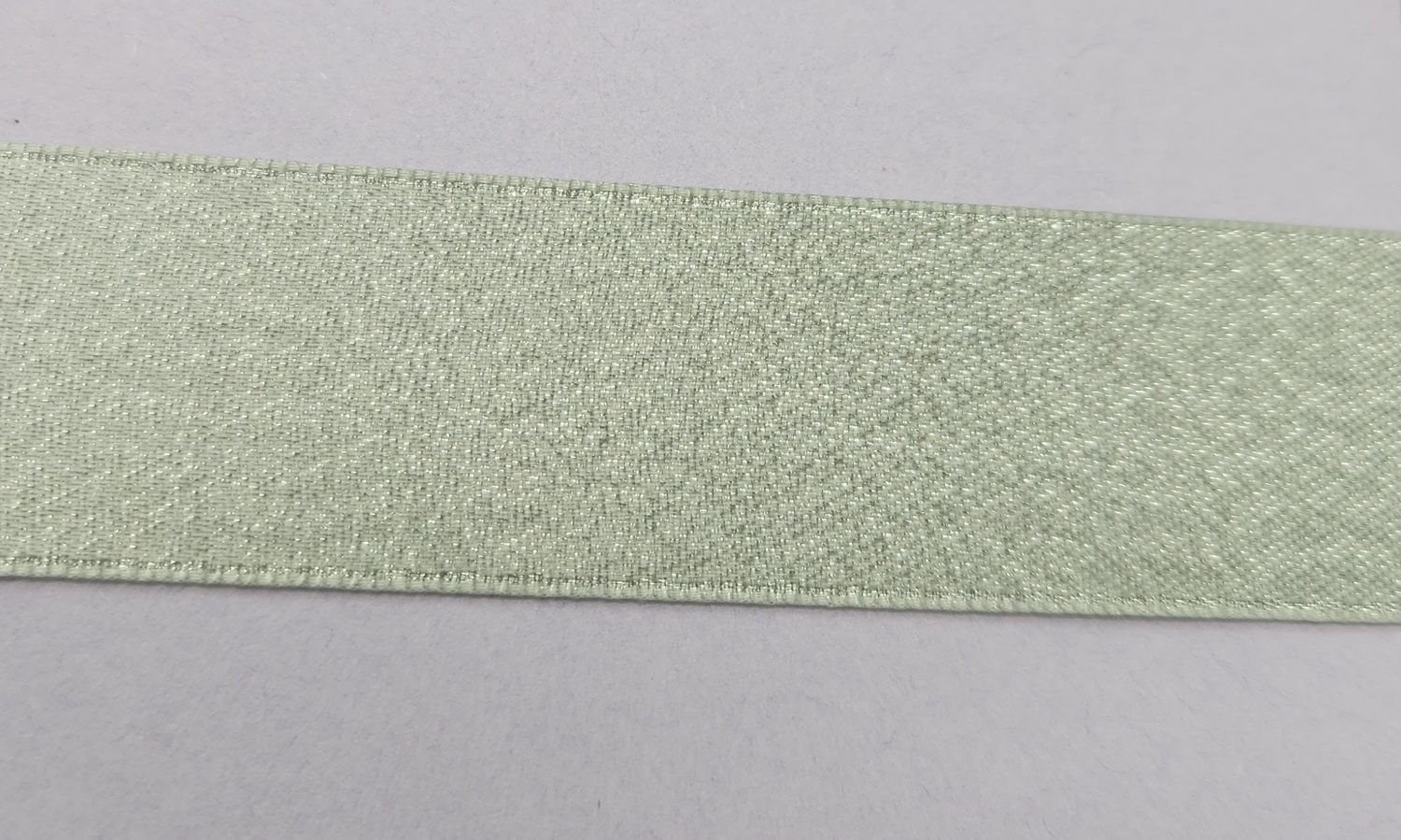 SIlver Purl Satin Ribbon 22mm Width, Price per metre