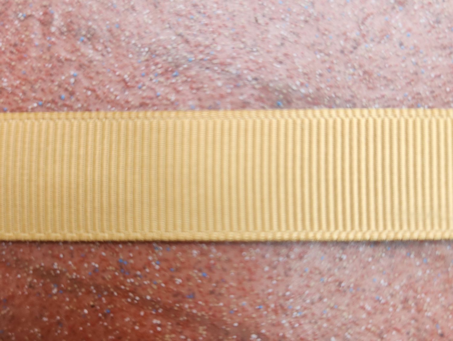 Pale Gold Grosgrain Ribbon 16mm Width, Price per metre