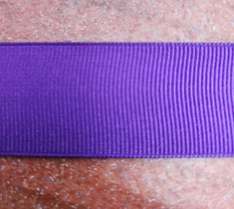Violet Grosgrain Ribbon 25mm Width, Price per metre
