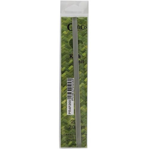 Kwik Knit Double Pointed Needles Aluminum Set of 4 20cm Long 2.00mm