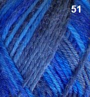 Countrywide Windsor 8ply 50g Wool Colour Print 51