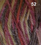 Countrywide Windsor 8ply 50g Wool Colour Print 52