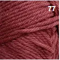 Beautiful 8 Ply Colour 77 Rust