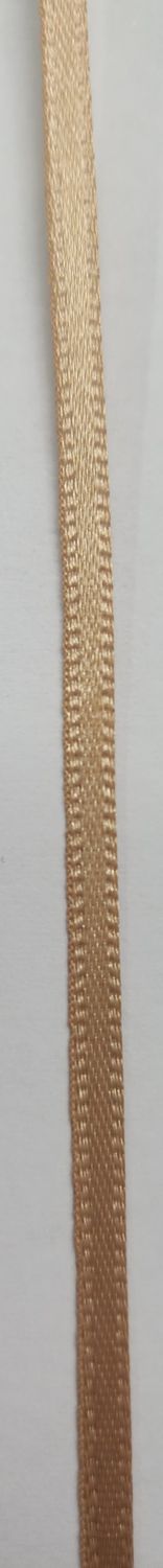Double Sided Satin Ribbon 3mm Ecru Colour , Price Per Metre