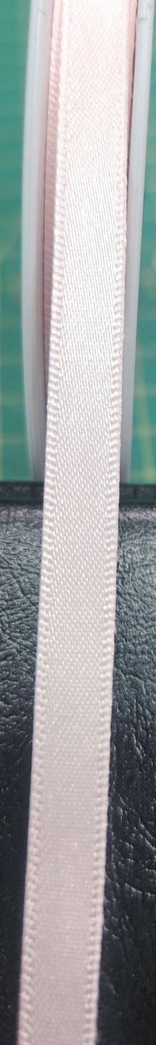 Double Face Satin Ribbon 7mm Pale Pink $1.40