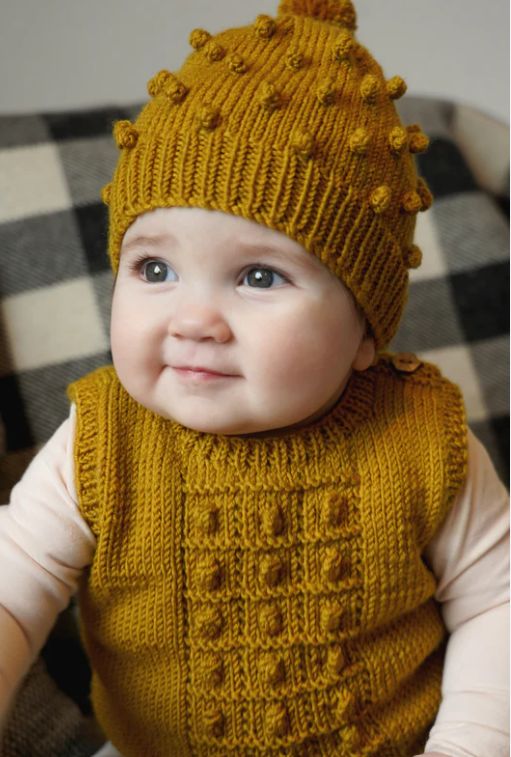 LisaF Pattern - Avis Vest and Hat BC125