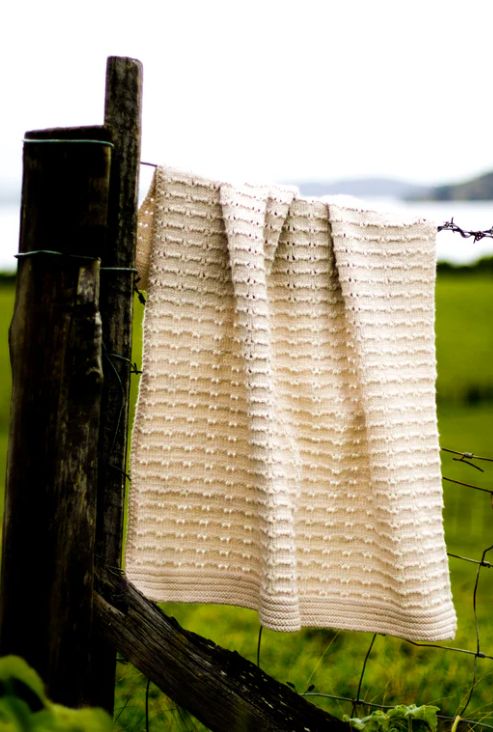LisaF Pattern - BC08 Ripple Blanket Basinet &amp; Cot Sizes 8ply