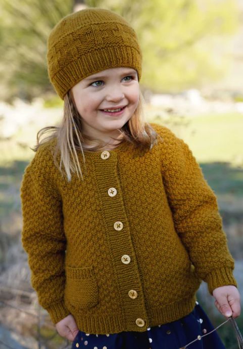 LisaF Pattern - LF36 Rowan Cardi and Hat 8ply