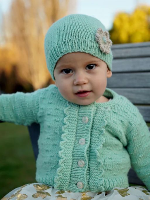 LisaF Pattern - BC83 Imogen Cardigan &amp; Hat