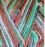 Countrywide Windsor 8ply 50g Wool Colour Print 50