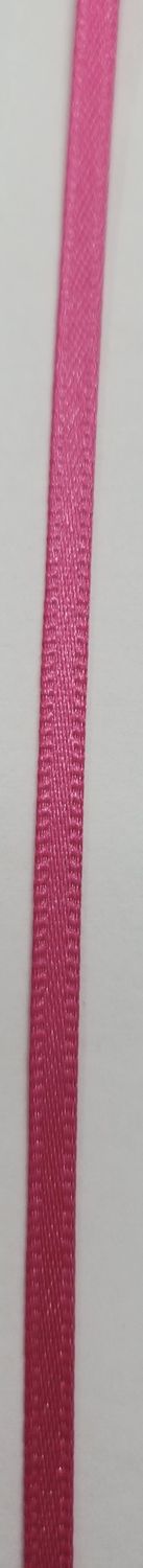 Double Faced Satin Ribbon 3mm Fuschia $1.50mtr