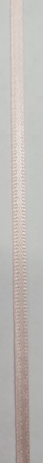 Double Face Satin Ribbon 3mm Pale Pink $1.50mtr