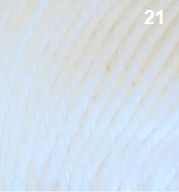 Countrywide Windsor 50g 8ply Wool Colour 21 White