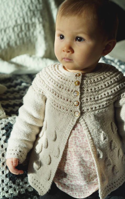 LisaF Pattern - BC88 Georgiana Cardi 4ply ( 0 -18 months)