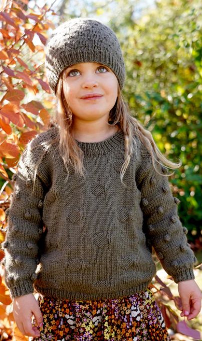 LisaF Pattern - LF39 Olive Sweater and Hat