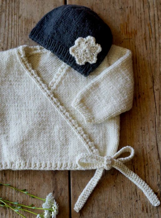LisaF Pattern - BC73 Sophia Cardigan &amp; Hat 8ply