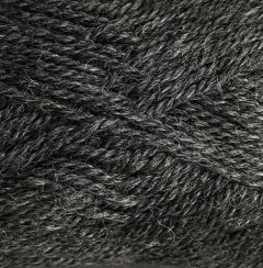 Woolly Red Hut Naturals 8ply 100% Pure NZ Wool 50g Colour Shade 104 Charcoal