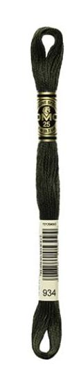 DMC Stranded Cotton 8m Skein Colour 934