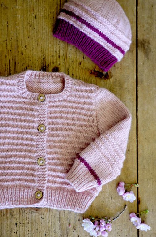 LisaF Pattern - BC110 Riven Cardi &amp; Hat 8ply