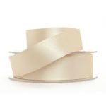 Ivory Double Faced Satin Ribbon 7mm Width, Price per metre