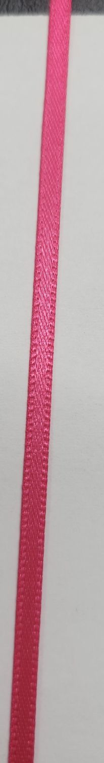 Double Faced Satin Ribbon 3mm Cerise $1.50mtr