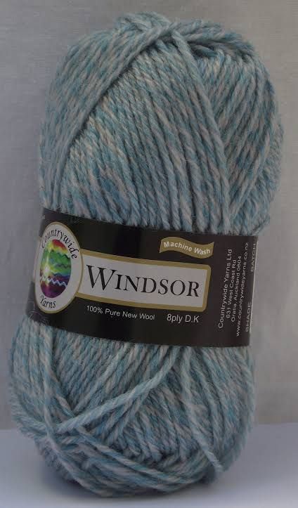 Countrywide Windsor Marl 8ply 50g Wool Colour 2981 Light Teal