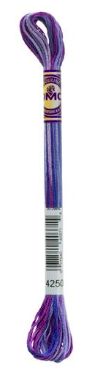 DMC Stranded Cotton Variegated Thread 8m Colour 4250 Berry Parfait