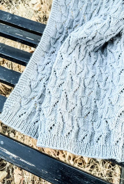 LisaF Pattern - BC122 Cinda Block Blanket 8ply