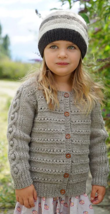 LisaF Pattern - LF38 McKenna Cardi and Hat