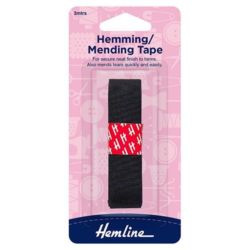 Hemline Hemming Tape x 3m - Black