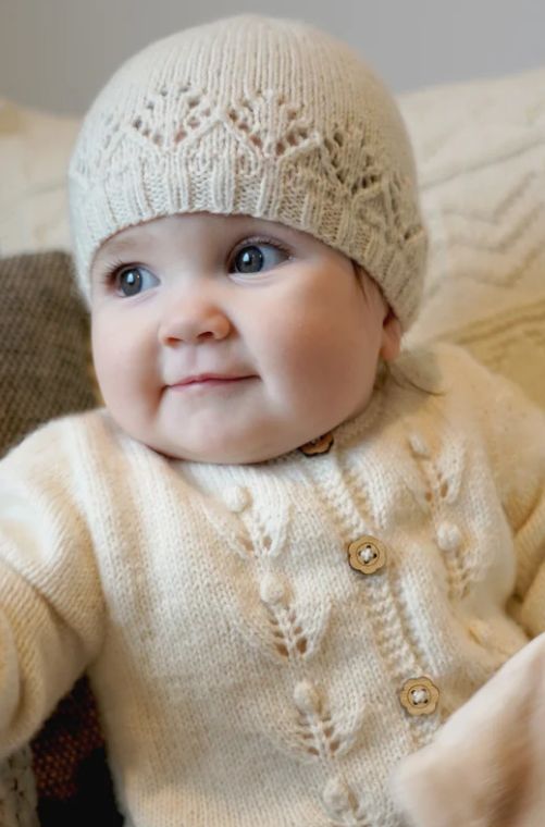 LisaF Pattern - BC115 Verity Cardi and Hat 4ply