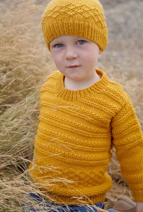 LisaF Pattern - LF40 Goldie Sweater and Hat 8ply