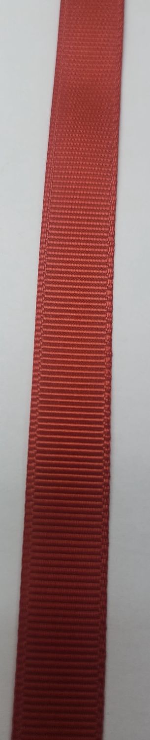 Rust Grosgrain Ribbon 13mm Width, Price per metre