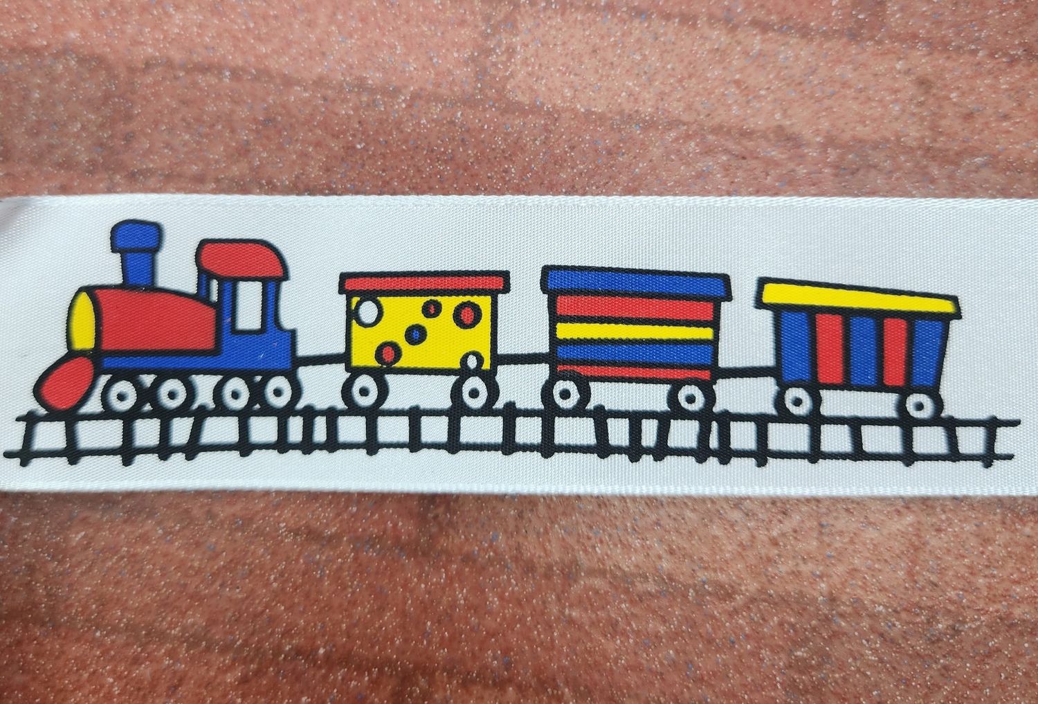 Train Ribbon 38mm Per Metre