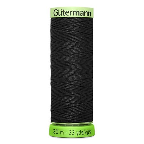 Gutermann 30m Polyester Top Stitch col.000
